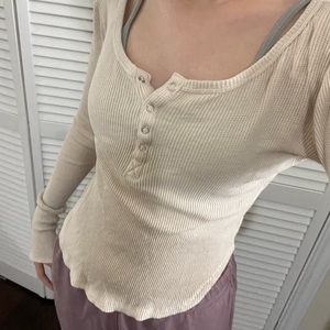 urban outfitters buttoned tee